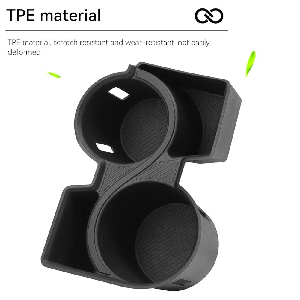 Car Cup Holder Anti-Shake Sleeve Drink Holder Stabilizer Position Limiter Non-Slip Water Cup Holder Fit For Kia EV9 2025-2025
