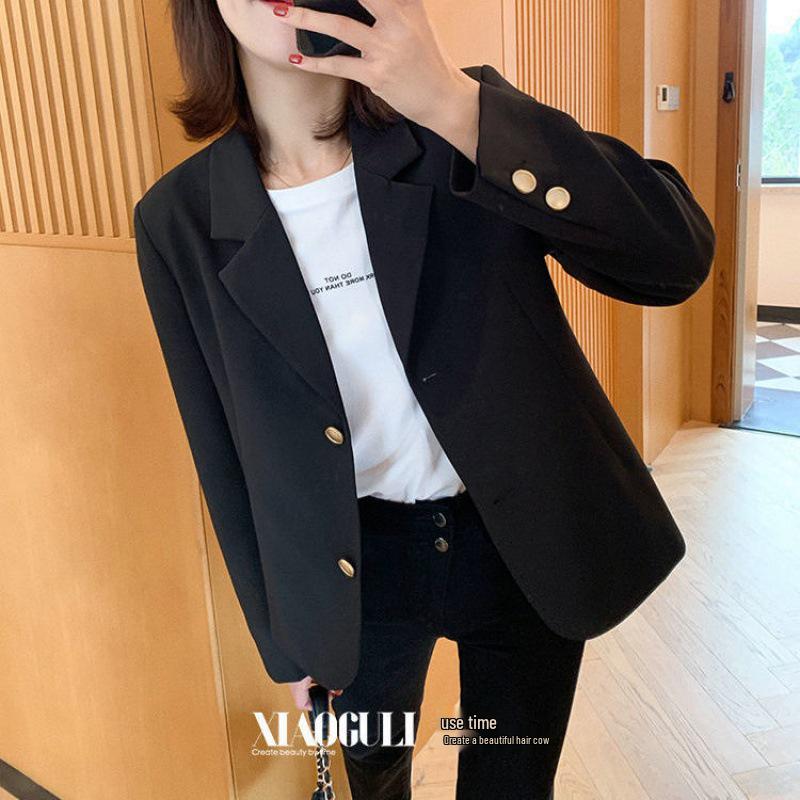 

Women s High-End Casual Wrinkle-Free Petite Blazer - Spring 2024 Fashion, Short Style L (115-124 Jin)