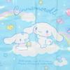 Sanrio Cinnamoroll Leisure Sheet Single Person with Storage Bag and Name for Picnics and Excursions (PP), Size, Tag, (604194)