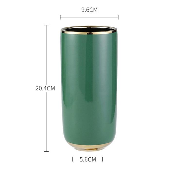 

Ваза Керамическая ваза Европейская классическая ваза Домашняя гостиница Цветочная композиция Модный орнамент Ваза S