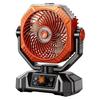 Neuer tragbarer Outdoor-Ventilator 50.000mAh LED Intelligente Fernbedienung Wiederaufladbar 25W Große Kapazität Camping-Ventilator