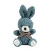 Cartoon Lovable Style Rabbit Plush Toy With Bow Tie Ideal For Backpacks And Keychains