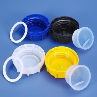 100mm Black Plastic Valve Lid IBC Tank Valve Replace Cap Valve Cover Gaskets Coarse Thread Durable Home Garden Tool