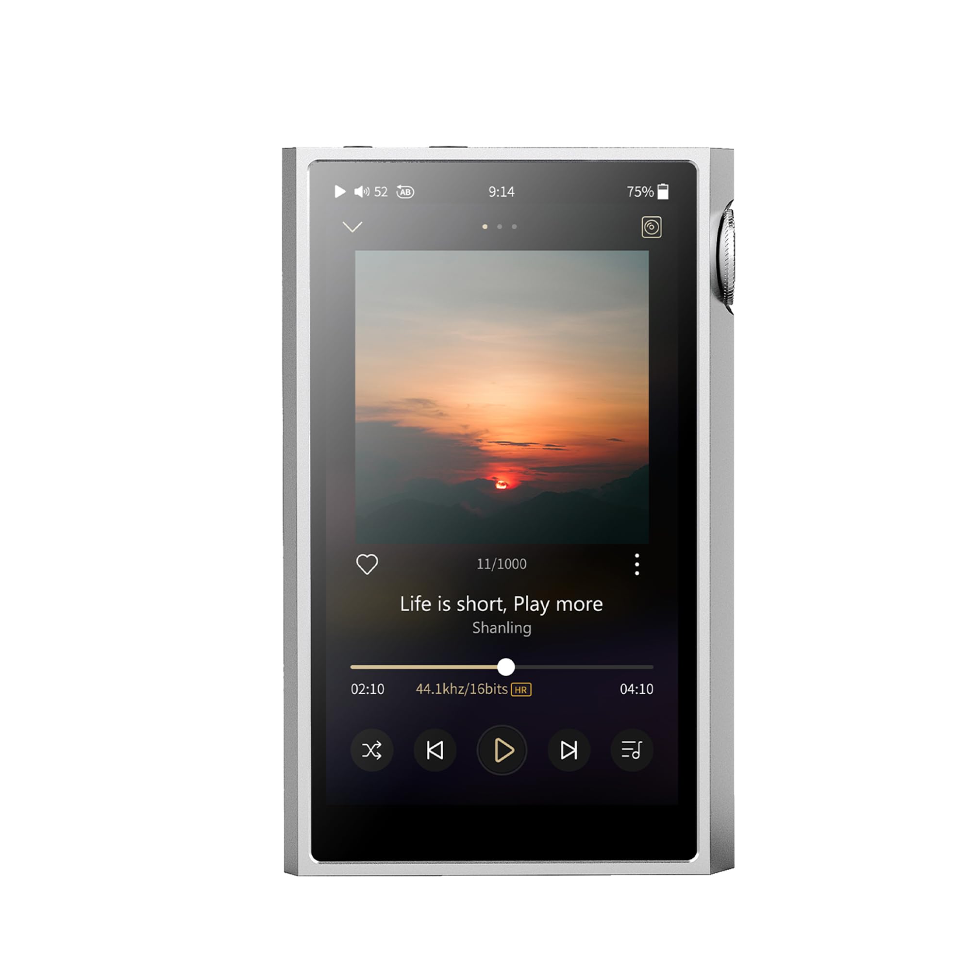 

Gold Shanling M5 Ultra Shanling Pure Sound Audio Player DAP Original OS MTouch Music Player AK4191EQ AK4499EX DAC Bluetooth High Resolution DLNA срібний