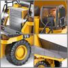 RC Dump Truck Toy for kids, Remote Control Construction Toys Vehicle with Metal Bed and Light/Music, Birthday gifts ideas for Boys