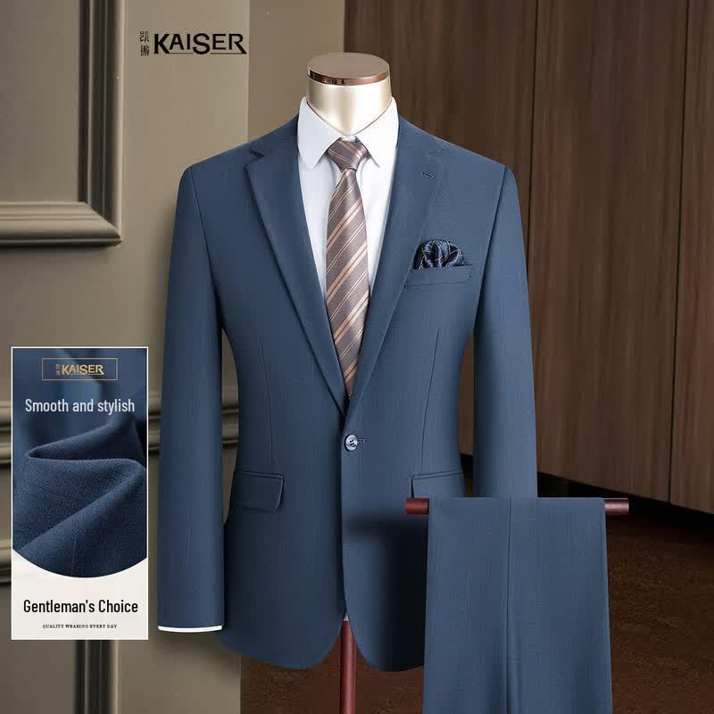 Men s Slim Fit Four-Season Suit Set 48
