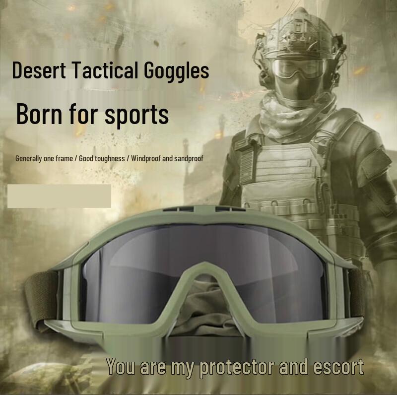 Tactical Windproof Anti-Fog Goggles