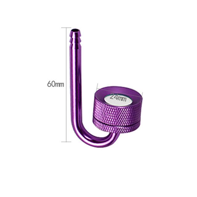 Silver-Purple-Blue Aquarium CO2 Diffuser for Aquatic Plants and Fish Tanks