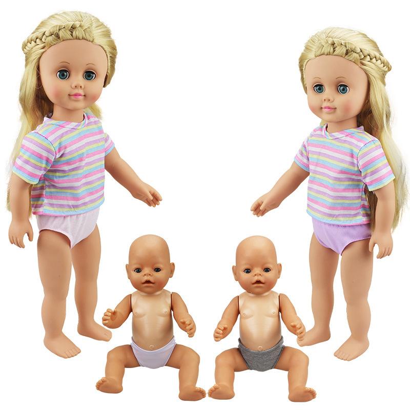 Toy Doll Underwear Multi-Color Mixed Set 43cm Doll Clothing Accessories Underwear 18 Inch American Girl