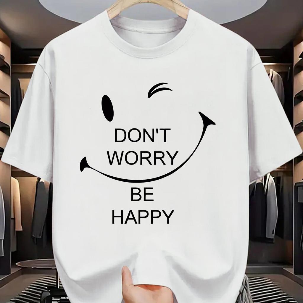 Summer Unisexs 100 Pure Cotton Casual Loose Geometric Pattern Printed Comfortable Sports Round Neck Short Sleeved TShirt Top