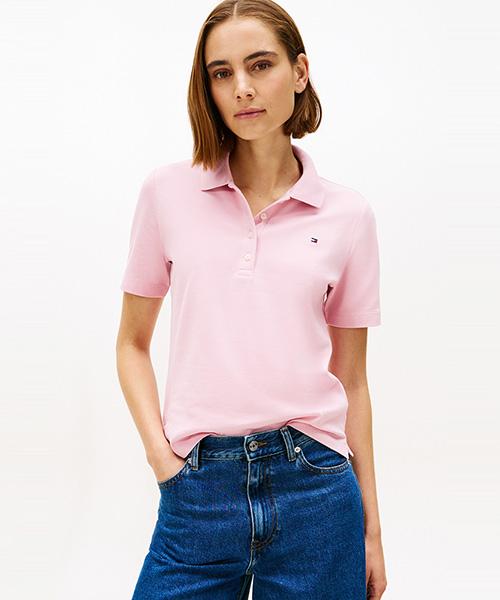 TOMMY HILFIGER Regular Pique Polo Shirt (T22G1Tpi050Wt1Tpg)