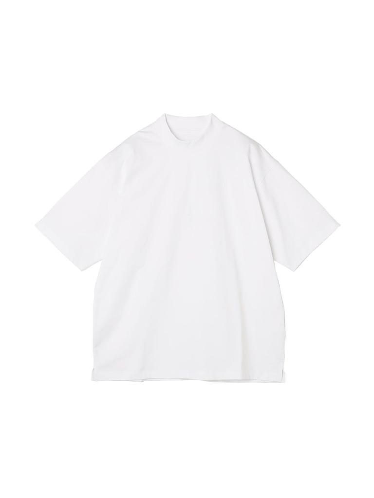 Summer Function Mock Neck 25SS 712110056 White SMALL Cool to the protection [SHIPS ANY] T-Shirt touch/Heat shielding/UV etc.