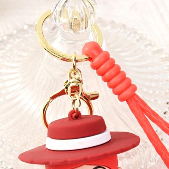 Keychain Pendant Cartoon Anime Character Charm Key Chain Waterproof Scratch-Resistant Key Holder