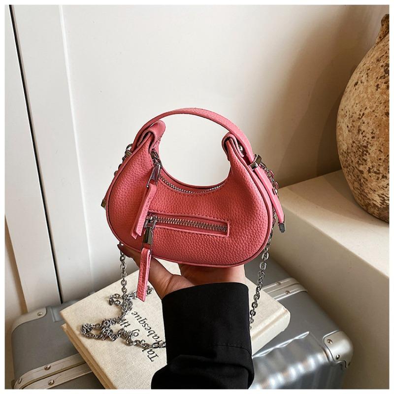 Textured portable small square bag women's trend fashion shoulder bag niche simple versatile women's bag trend