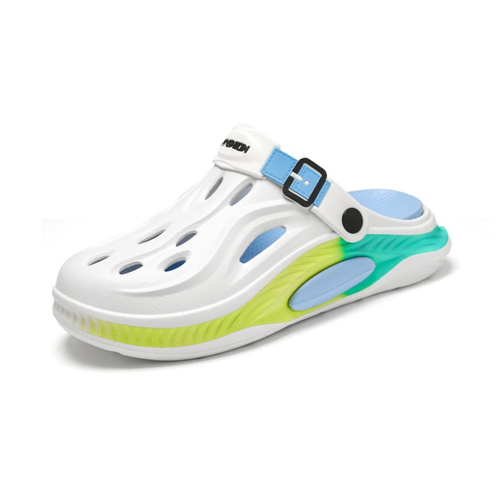 Men's Thick-Soled Perforated Summer Outdoor Comfortable Fashion New Beach Slip-On Sandals for Women