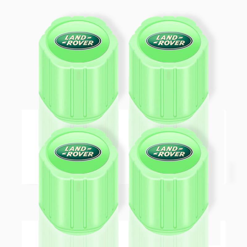 Świecące kapsle wentyli opon samochodowych Fluorescencyjne opony kół motocyklowych dla Land Rover Discovery Range Rover Evpque Defender Samochodowe okulary Rover L322 L405