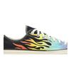 Converse Chuck 70 Low 'Archive Print - Flames' (Unisex) Black / Turf Orange / Egret Canvas Shoes 164407C