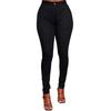 Women's Trousers Large Size Stretch Jeans Loose Semi-Elastic Pants