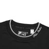 New FILA HERITAGE Regular T Shirt Women's Jet Black F51W528101F-BK