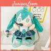 Mochila de Pelúcia Hatsune Miku Com Forro de Nylon Para Viagens Casuais e Conforto