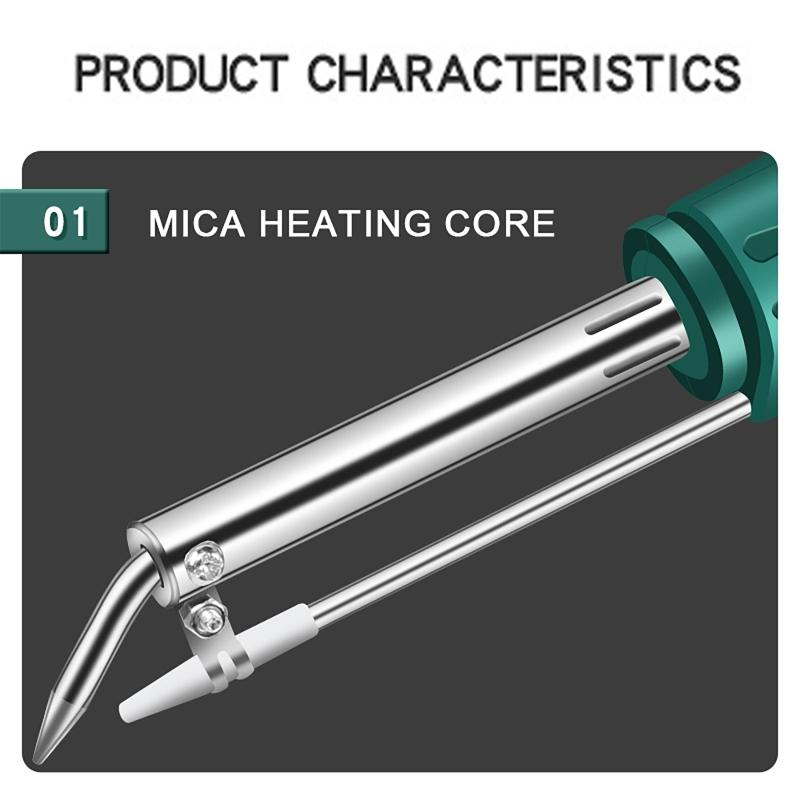 110V / 220V 60W Handheld External Heating Soldering Gun with Bracket Electric Soldering Iron Send Tin Gun Welding Repair Tool