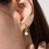 14K Perle Pearl One-Touch Earrings M
