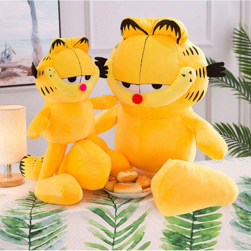 Riesiges Garfield-Katzen-Plüschtierkissen, perfekt als Geschenk für Kinder und Babys.