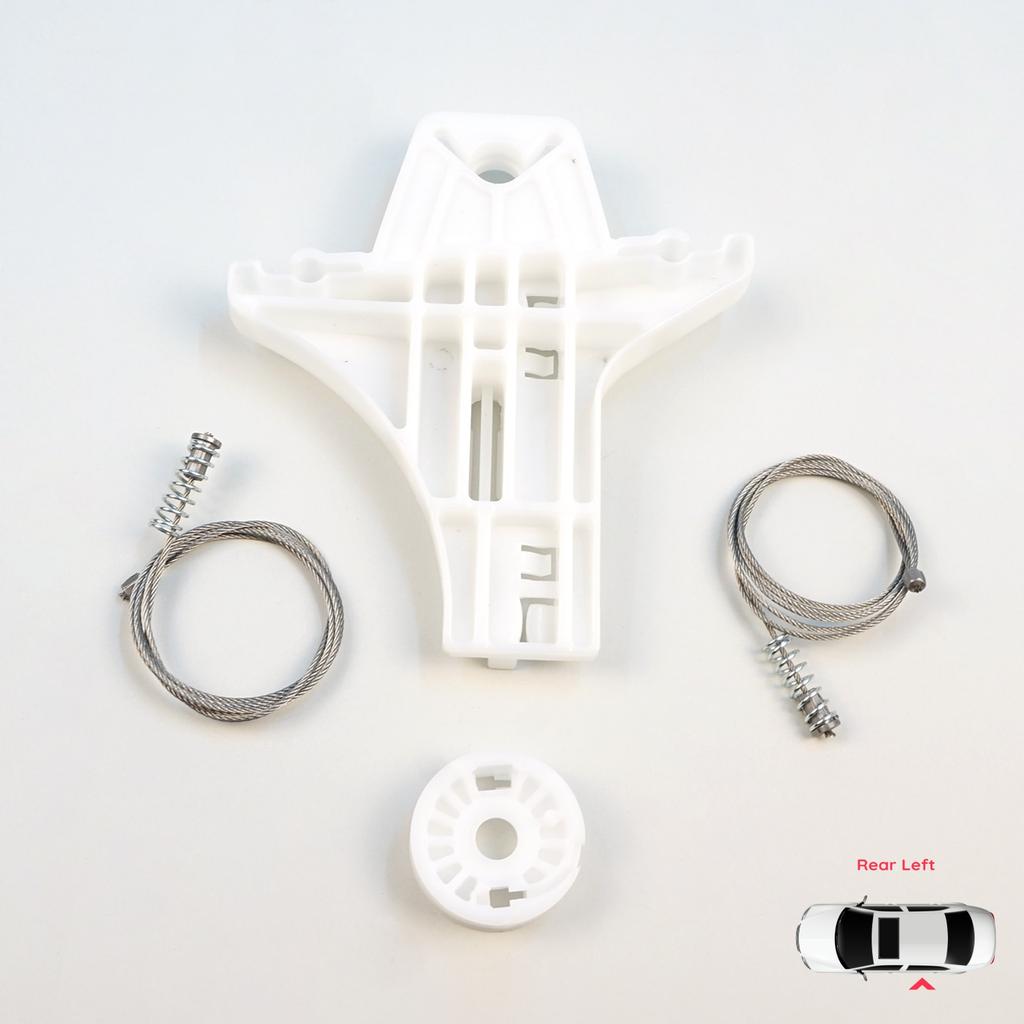 BWR1083 Window Regulator Repair Kit Rear Left for VW Tiguan MK1 5N 2007-2018 5-Door SUV 5N0839461