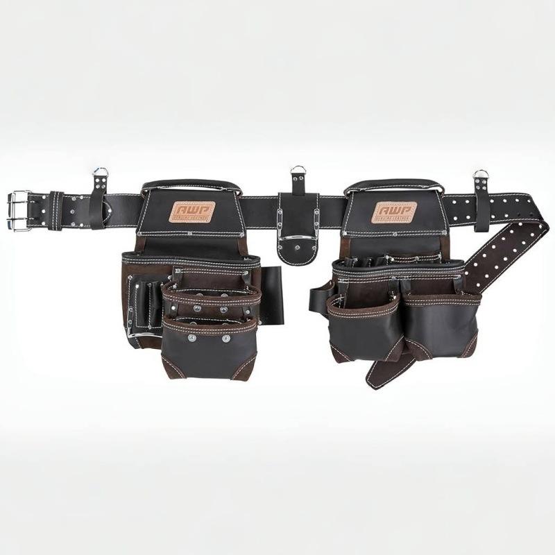Tactical Multi-functional Tool Belt with Multiple Pockets, Wear-resistant and Adjustable, Suitable for Electricians, Carpenters and Outdoor Wear