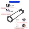Multi-function Sink Repair Wrench Kitchen Repair Plumbing Tool Practical Flume Sink Wrench Four-claw Hexagon Wrench Set