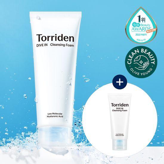 TORRIDEN Dive-in Low-Molecular Hyaluronic Acid Cleansing Foam 150ml Promotion (+30ml Free)