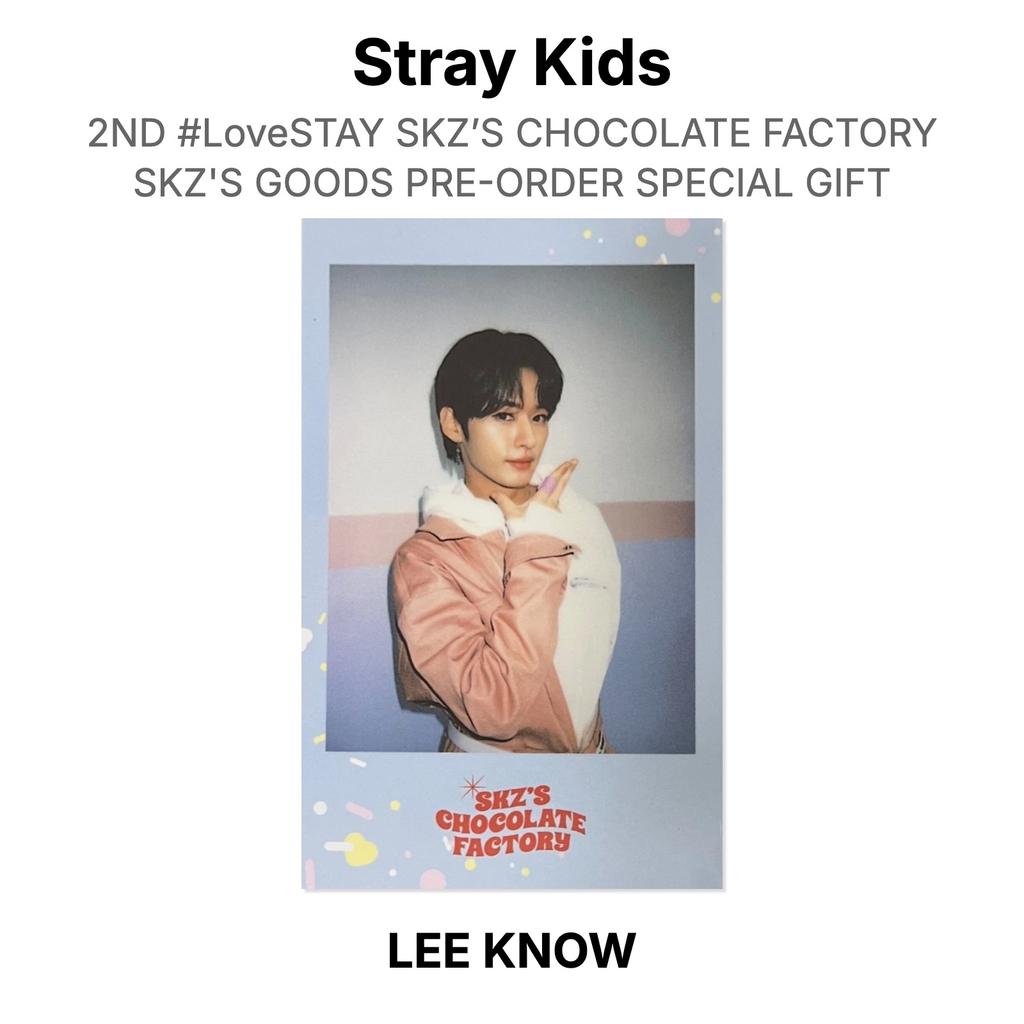 Stray Kids 2ND #LoveSTAY SKZ’S CHOCOLATE FACTORY SKZ'S GOODS PRE-ORDER SPECIAL GIFT Official Photocard