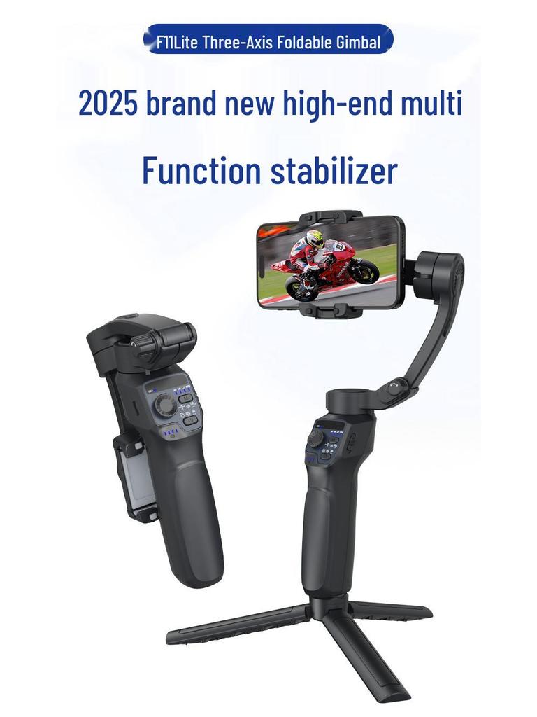 Tragbarer Drei-Achsen-Gimbal: Mobiler Stabilisator für flüssige Kurzvideos und Live-Streams