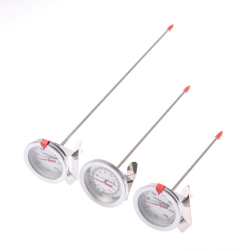 Küchenwerkzeuge Milchkaffee Lebensmittel Fleisch Messgerät 1 Stück 0~200℃ 0~300℃ Kochtemperaturmesser Edelstahlsonde Thermometer