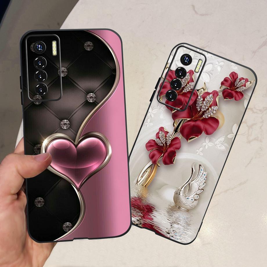 Étui pour Tecno Camon 17 P Housse de Téléphone CG7 CG7n Silicone Souple Funda Pare-chocs pour Camon 17 PRO Camon17 Étuis Coque Transparente Nouvelle Mode