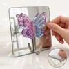 2PCS Waterproof Crystal Glass Butterfly Hooks Decorative Wall Hooks Bathroom Hook  for Living Room