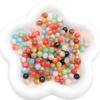 Perles en Résine 8mm/10mm/12mm Ciel Étoilé Coloré Perles Espacement Rondes Libres Pour Collier Bracelet Boucle d'Oreille Porte-clés Fabrication de Bijoux DIY Accessoires