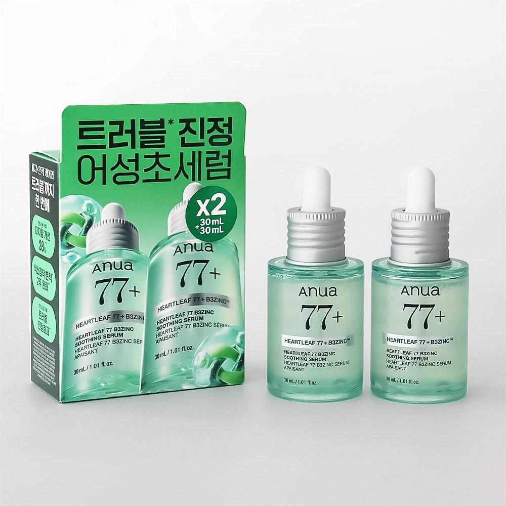 Anua Heartleaf 77 B3Zinc Verzachtend Serum 30ml Dubbelpak Anua Serum 30ml × 2