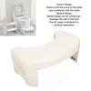 Toilet Stool Foldable Curve U Design Antislip Portable Easy Storage Poop Stool for Batchroom