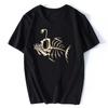 Spooky Anglerfish Skeleton Tshirt Deep Sea Creature Graphic Tee Vintage Fisherunisex Retro Oversize Cotton Shirt For Unisex