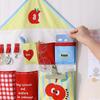Multifunctional Storage Hanging Bag Toilet Paper Bags Wardrobe Hanging Underwear Cute Storage Bag Wall Hanging Punching Bag