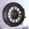 Y3NA Antique Battery Operated 12inch Round Wall Clock for Vintages Inspireds Interior Room