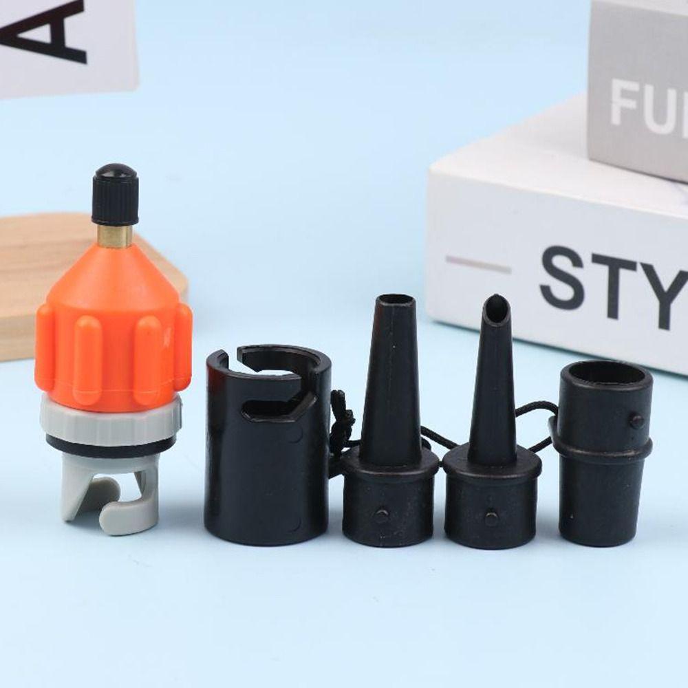 1Set PVC ABS Air Valve Adaptor Leak Resistant Pump Valve Adapter  for Inflatable Pool Air Bed