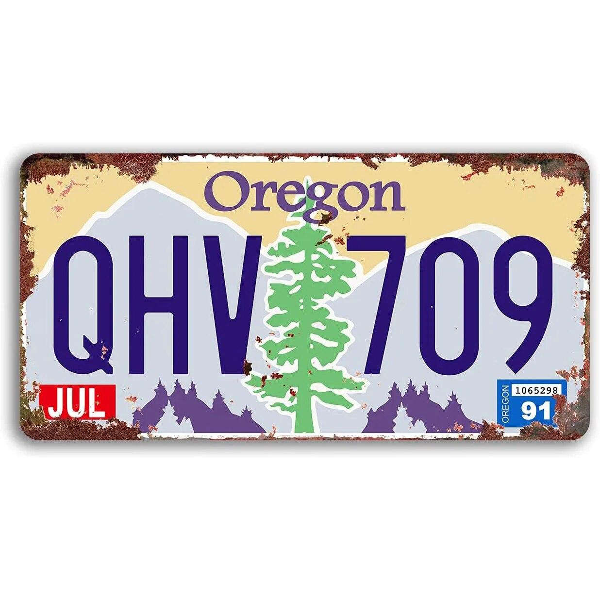 

Номерний знак США Ретро-автомобіль Металевий номерний знак Новинка Настінне оформлення Авто Номерний знак Знаки Передня кришка Гараж Кафе Паб Бар 15x30cm