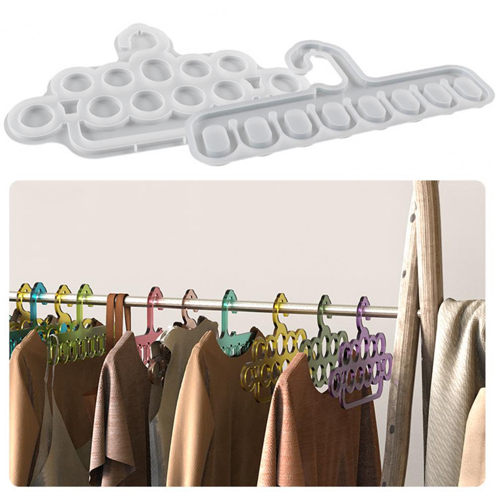 Forma na wieszak Ręcznie robiona silikonowa forma na wieszak do ubrań, szalików, krawatów Forma do odlewania żywicą epoksydową dla miłośników rękodzieła DIY Unikalny prezent