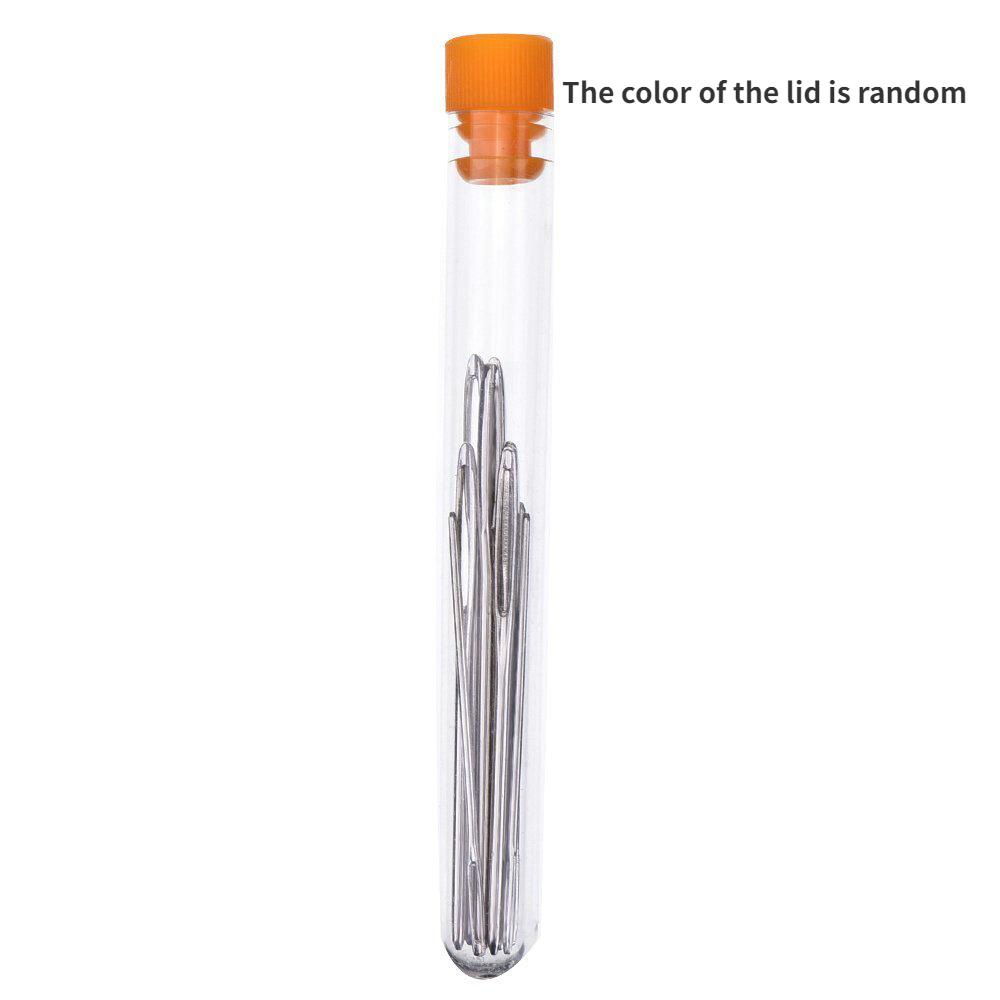 9pcs/Set Large Eye Needles Leather Sewing Needles Stainless Steel Needle Embroidery Tapestry Hand Sewing Accessories New