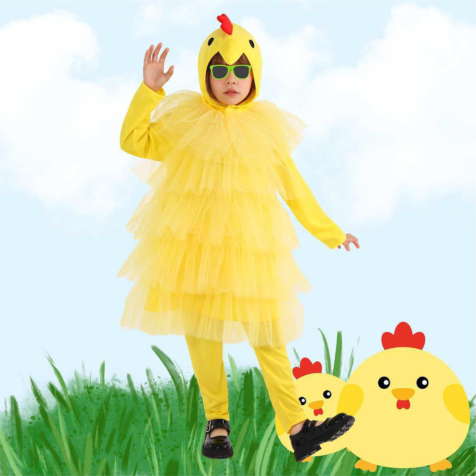 

Детский костюм на Хэллоуин, наряд цыпленка для праздничного выступления на сцене XL