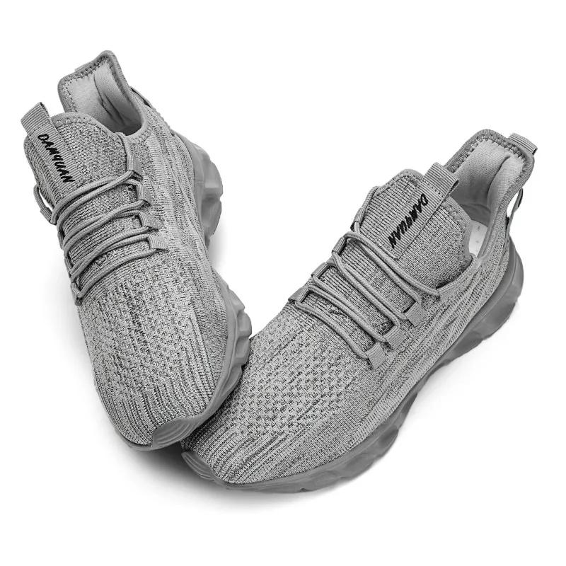 Damyuan Módní pánské vycházkové boty Protiskluzové ležérní boty Pohodlné vysoce kvalitní pánské vulkanizované boty Klasické sportovní mokasíny