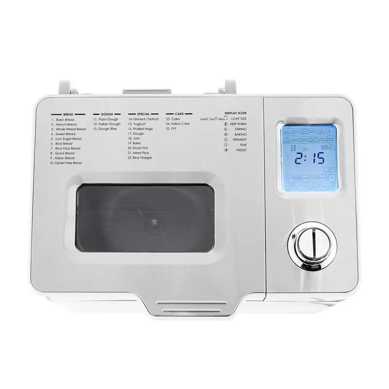 Kitchencook - Smart_i - Inox - Machine à Pain - 550 W - 25 Programmes
