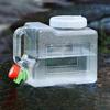 15-3L Portable Water Container with Spigot Water Storage Carrier Water Storage Container for Outdoor Camping Picnic Water Bottle
